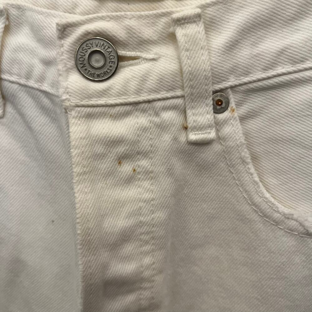 Moussy vintage Cutoff Jean shorts 025esc11-2690 sz 25 Women's White *Stain - Picture 3 of 16